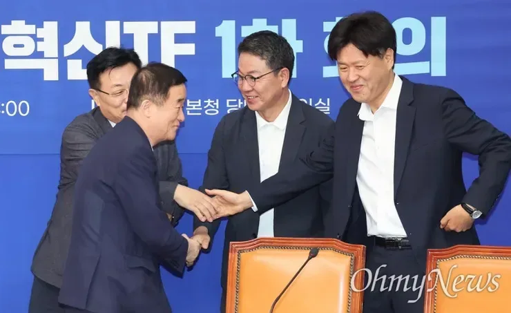 김민석이 띄운 '민주연구원 혁신 TF' 정식 출범... 김용 합류