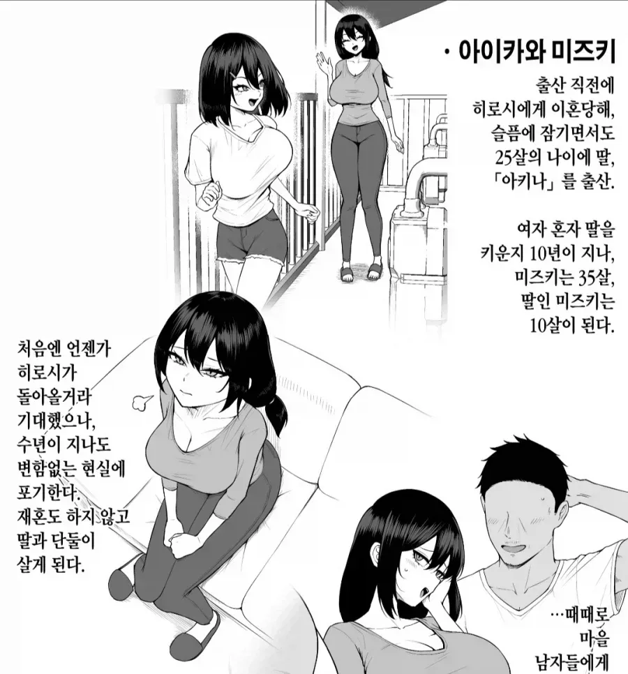 이혼한 소꿉친구 아내의 후일담