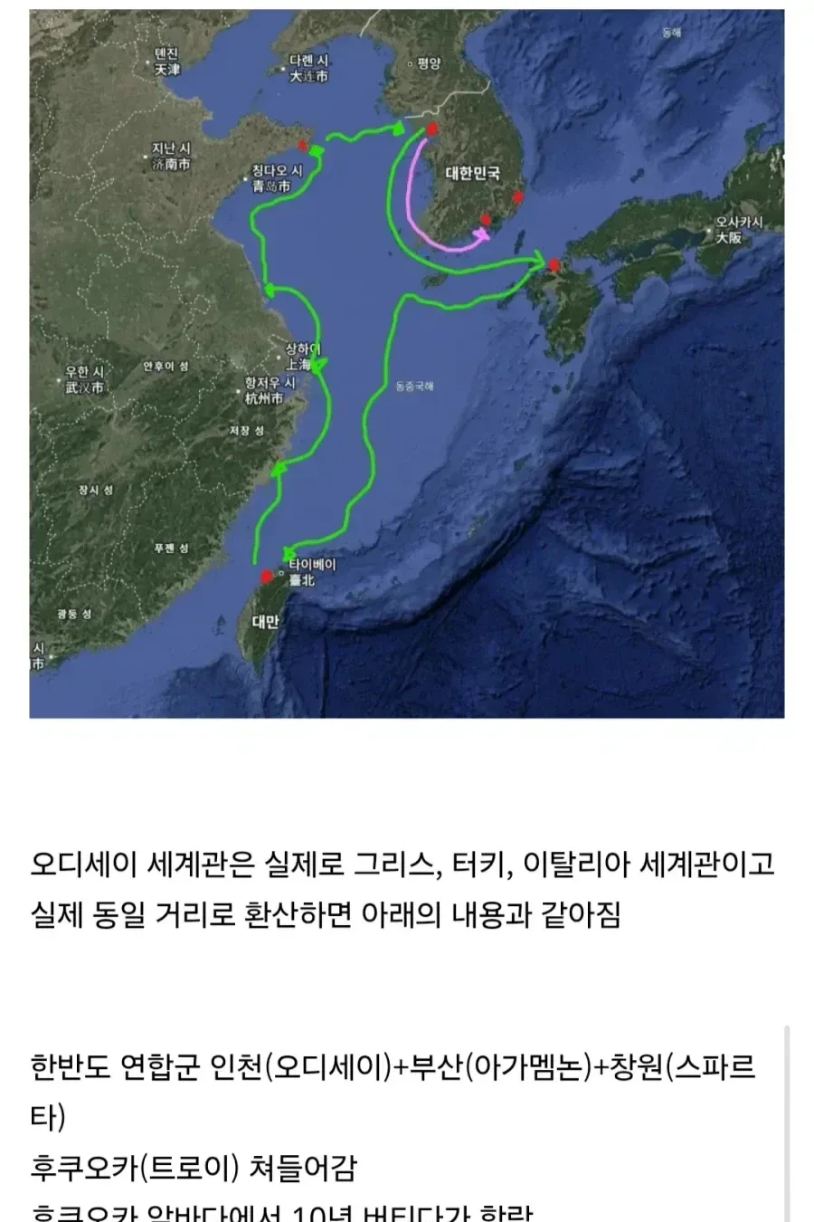 한국식으로 치환한 오디세우스의 여정
