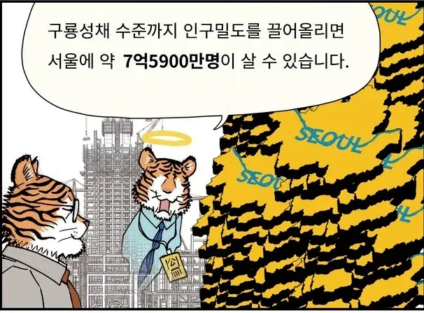 서울에 중국인 및 인도인의 절반 정도는 충분히 수용가능함