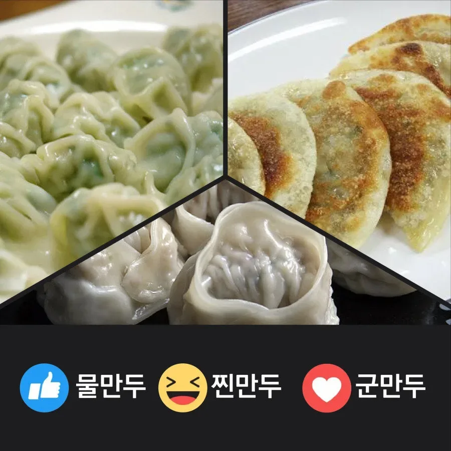 물만두 VS 찐만두 VS 군만두 평생 한 타입의 만두를 먹어야 한다면?