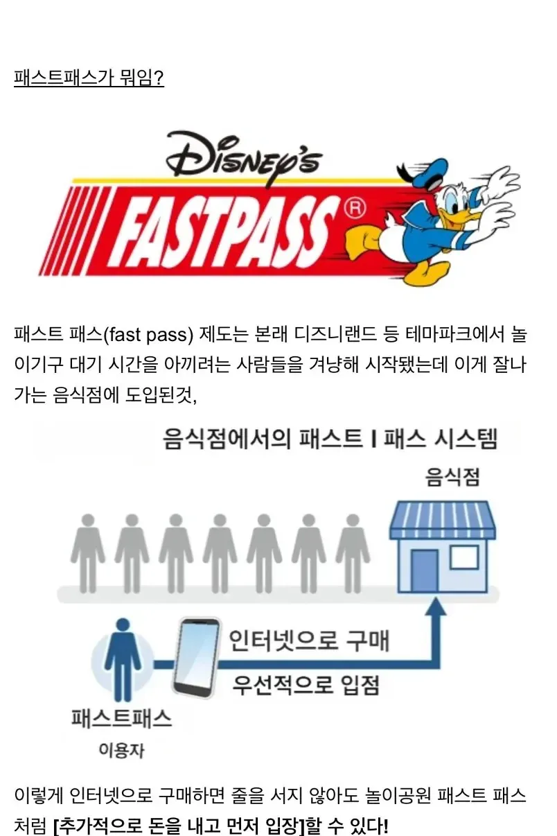 일본에서 널리 퍼지고 있다는 시스템 “패스트패스”