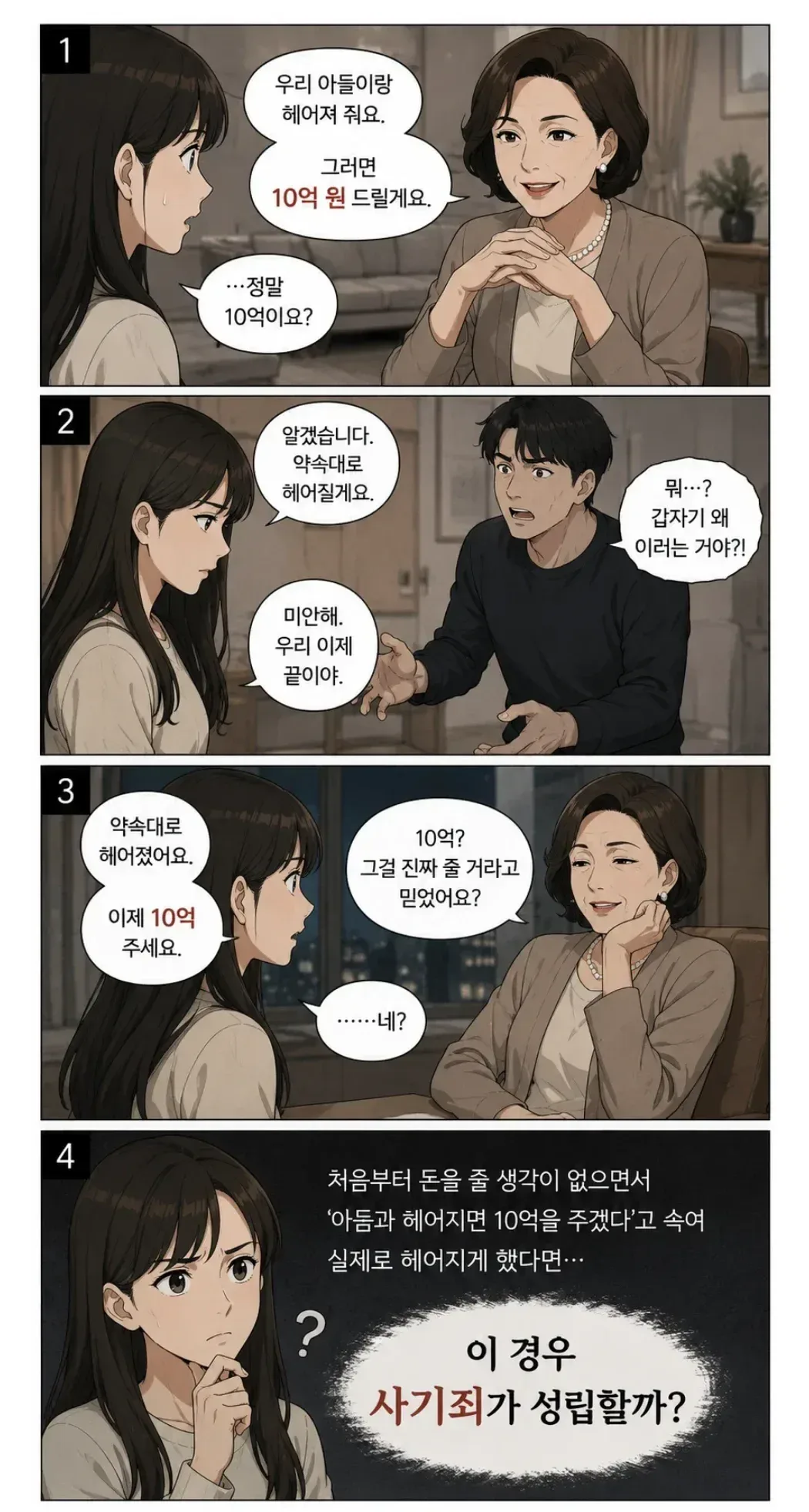 내 아들과 헤어지면 10억