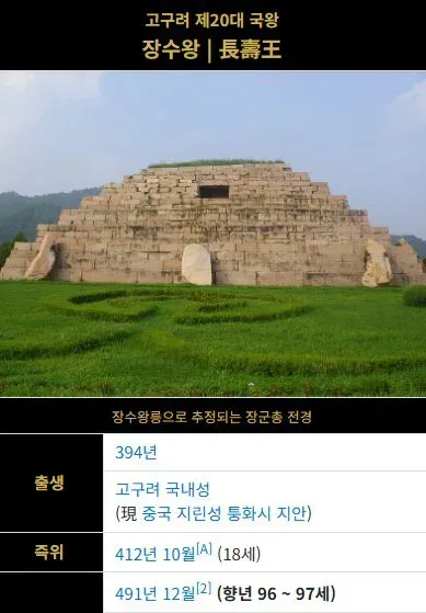 고구려 장수왕의 재위기간이 얼마나 길었는지 체감해보기