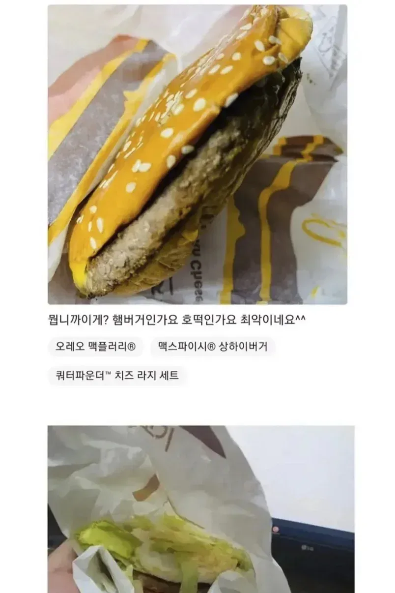 자존감 낮아질 때 우리동네 맥도날드 배민 리뷰 봄.jpg